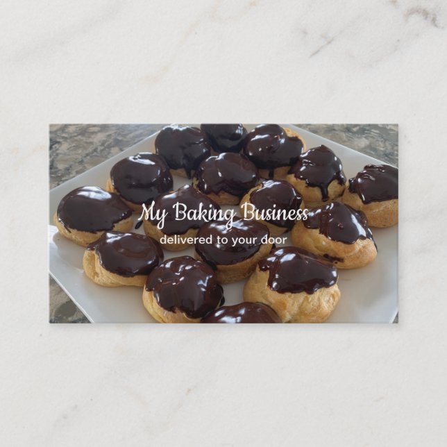 Business Card für Backwaren Visitenkarte (Vorderseite)