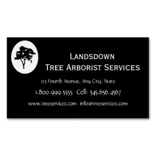 Business Card für benutzerdefinierte Arborist Tree Magnetische Visitenkarte