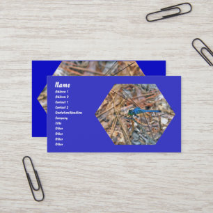 Business Card für Blue Dasher Dragonfly Items Visitenkarte