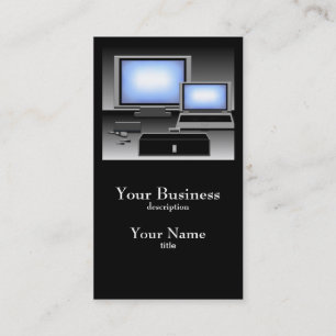 Business Card für Computerreparaturen 2 Visitenkarte