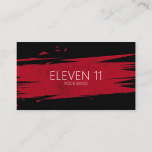 Business Card für coole Bandmusiker Visitenkarte