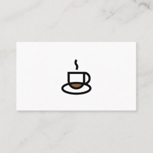 Business Card für das Coffee-Logo - individuell a Visitenkarte