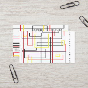 Business Card für das Netzwerk / Linien-Industriem Visitenkarte