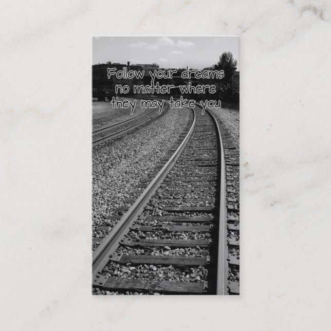 Business Card für den motivierend Lautsprecher Visitenkarte (Vorderseite)