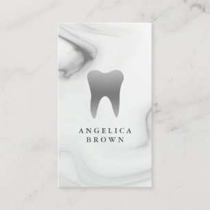 Business Card für Dentist Marble Visitenkarte