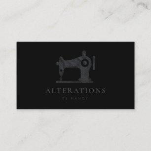 Business Card für die Nähmaschine des Schwarzen Gl Visitenkarte