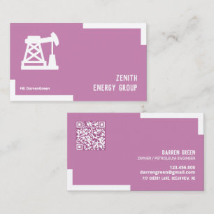 Business Card für Erdölöl und Gas Visitenkarte