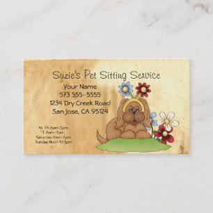 Business Card für Heimtiere Terminkarte