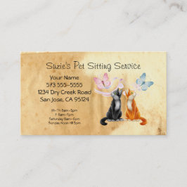 Business Card für Heimtiere Terminkarte