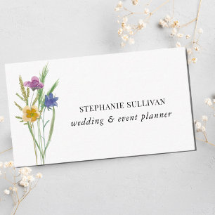 Business Card für Hochzeiten und Eventplaner Wildb Visitenkarte