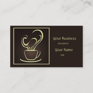 Business Card für Kaffee 2 Visitenkarte
