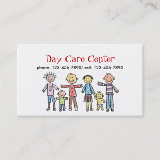 Business Card für Kinderbetreuung Visitenkarte