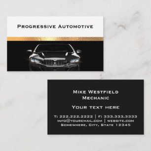 Business Card für klassische Automotive Visitenkarte