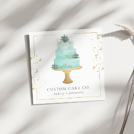 Business Card für kundenspezifische Backwaren Quadratische Visitenkarte