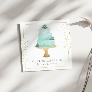 Business Card für kundenspezifische Backwaren Quadratische Visitenkarte