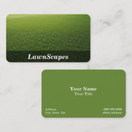 Business Card für Mäher- und Lawn Care Services Visitenkarte