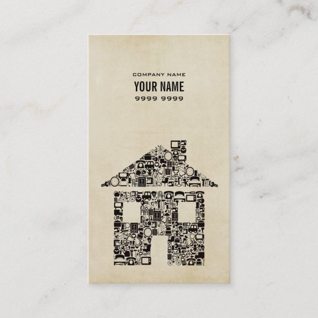 Business Card für moderne Bauvorlagenbauweise Visitenkarte (Vorderseite)