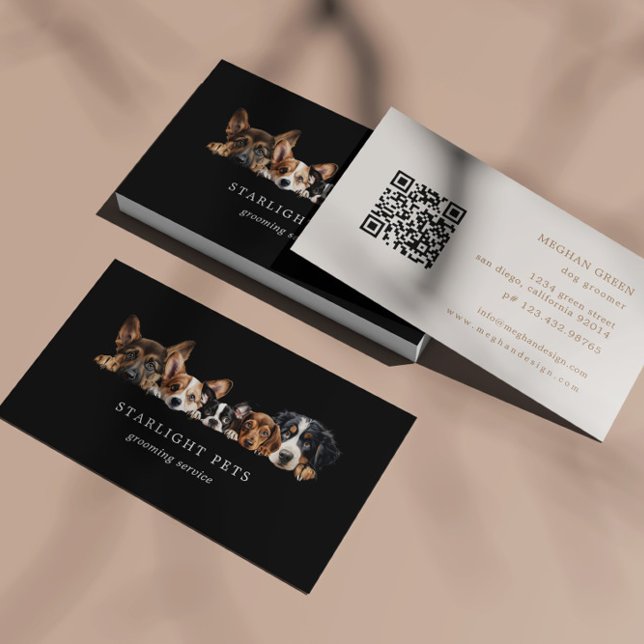 Business Card für niedliche Hunde Visitenkarte (Von Creator hochgeladen)