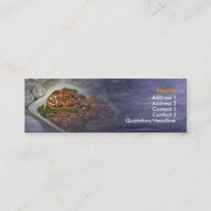 Business Card für Schweinekasten Mini Visitenkarte