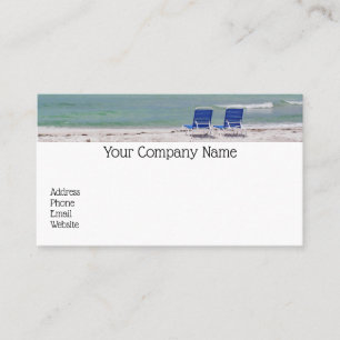 Business Card für Strandstühle Visitenkarte
