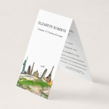Business Card für World Travel Agent