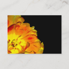 Business Card Gelb und Schwarz Visitenkarte