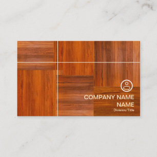 Business Card Holz/Boden Visitenkarte