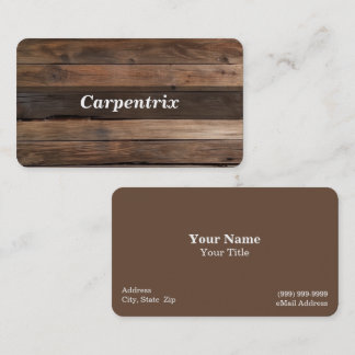 Business Card Holz Visitenkarte