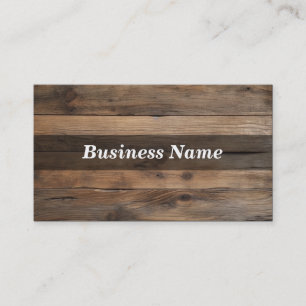 Business Card Holz Visitenkarte
