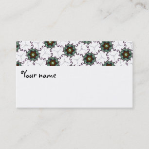 Business Card Jimette Design Black Brown white Visitenkarte
