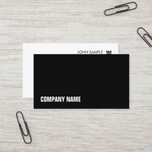 Business Card Modernes Unternehmen Personalisiert Visitenkarte