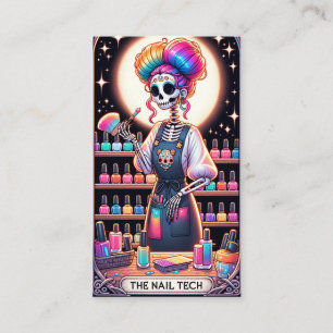Business Card Nail Tech Tarot Visitenkarte