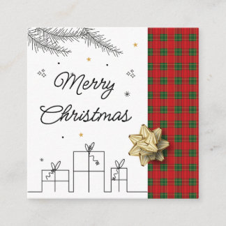 Business Card Quadratische Visitenkarte