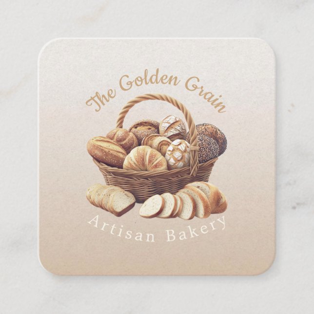 Business Card Quadratische Visitenkarte (Vorderseite)