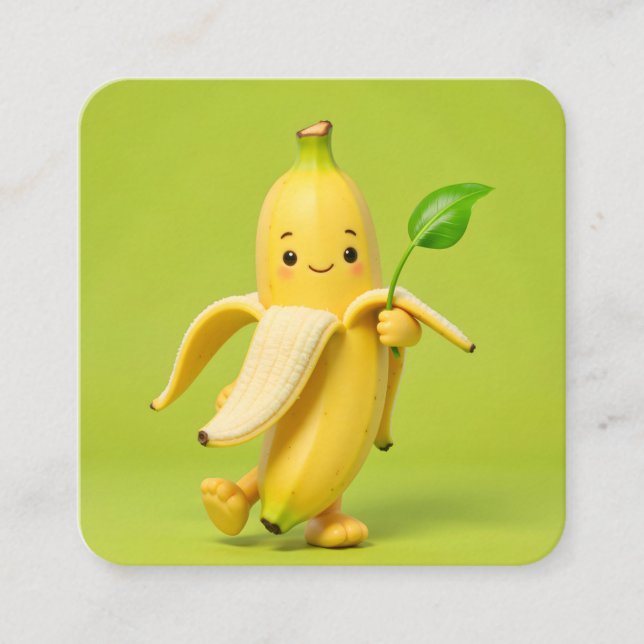 Business Card Quadratische Visitenkarte (Vorderseite)