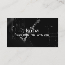 Business Card Recording Studio Visitenkarte