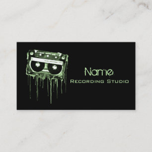 Business Card Recording Studio Visitenkarte