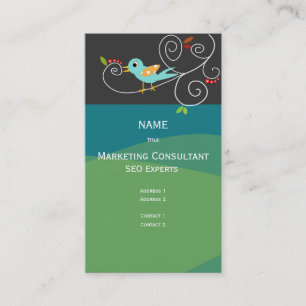 Business Card SEO Marketing Consultant Visitenkarte