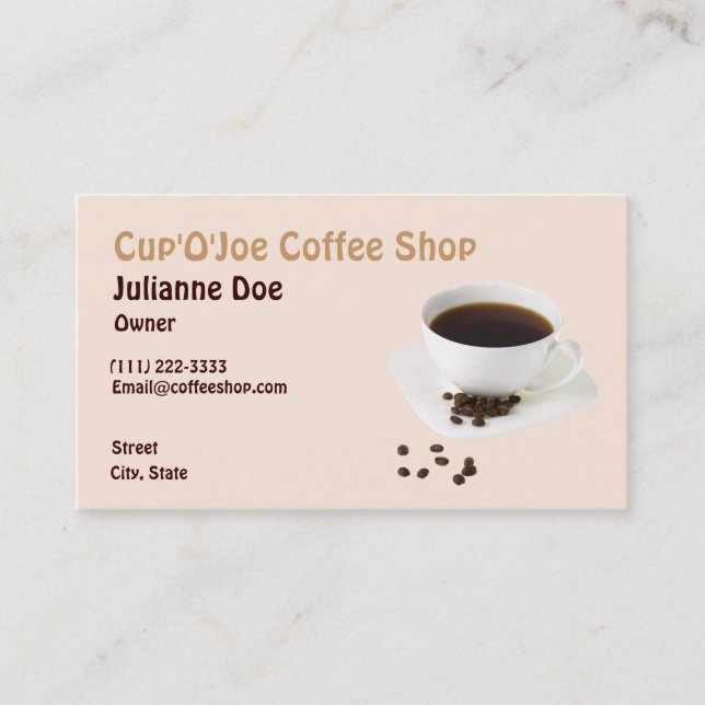 Business Card Visitenkarte (Vorderseite)