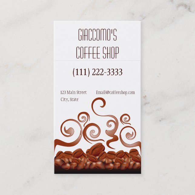 Business Card Visitenkarte (Vorderseite)