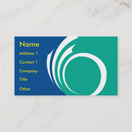 Business Card with Flag of Ottawa, Canada Visitenkarte