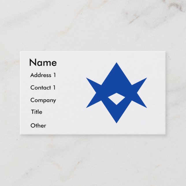 Business Card with Flag of Toyota City, Japan Visitenkarte (Vorderseite)