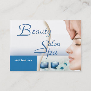 Business Card Zizzago Beauty Salon Wellness-Center Visitenkarte