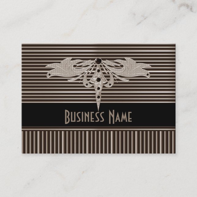Business Card Zizzago Black Gold Bellinzona Highli Visitenkarte (Vorderseite)