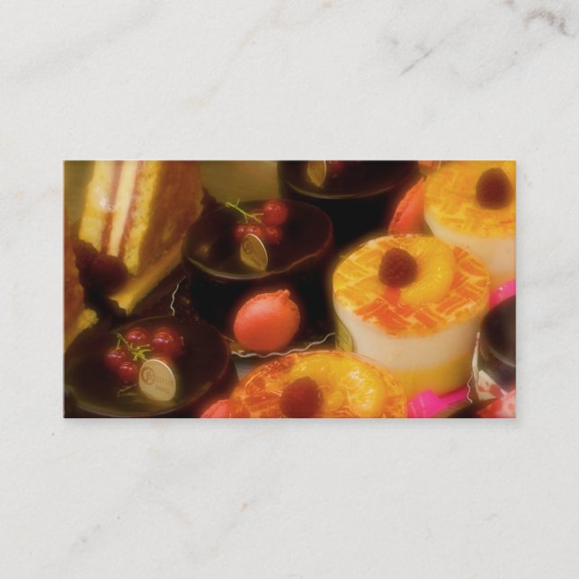 Business Cards Bakery Café Visitenkarte (Vorderseite)