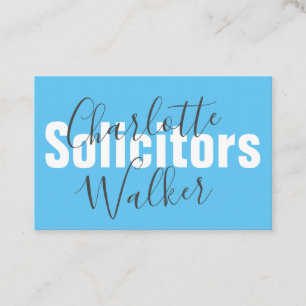 Business Cards - Customise Professional Two Tone Visitenkarte