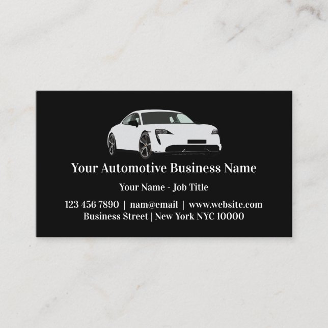 Business Cards für Automobile Visitenkarte (Vorderseite)