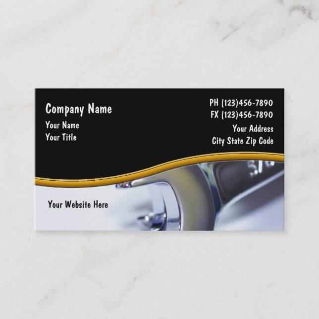 Business Cards für Automotive Visitenkarte (Vorderseite)