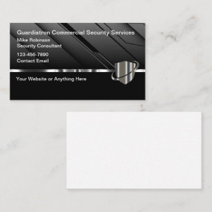 Business Cards für coole Kommerzielle Sicherheitsd Visitenkarte