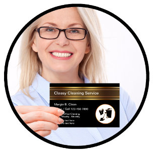 Business Cards für hochwertige Reinigung Visitenkarte